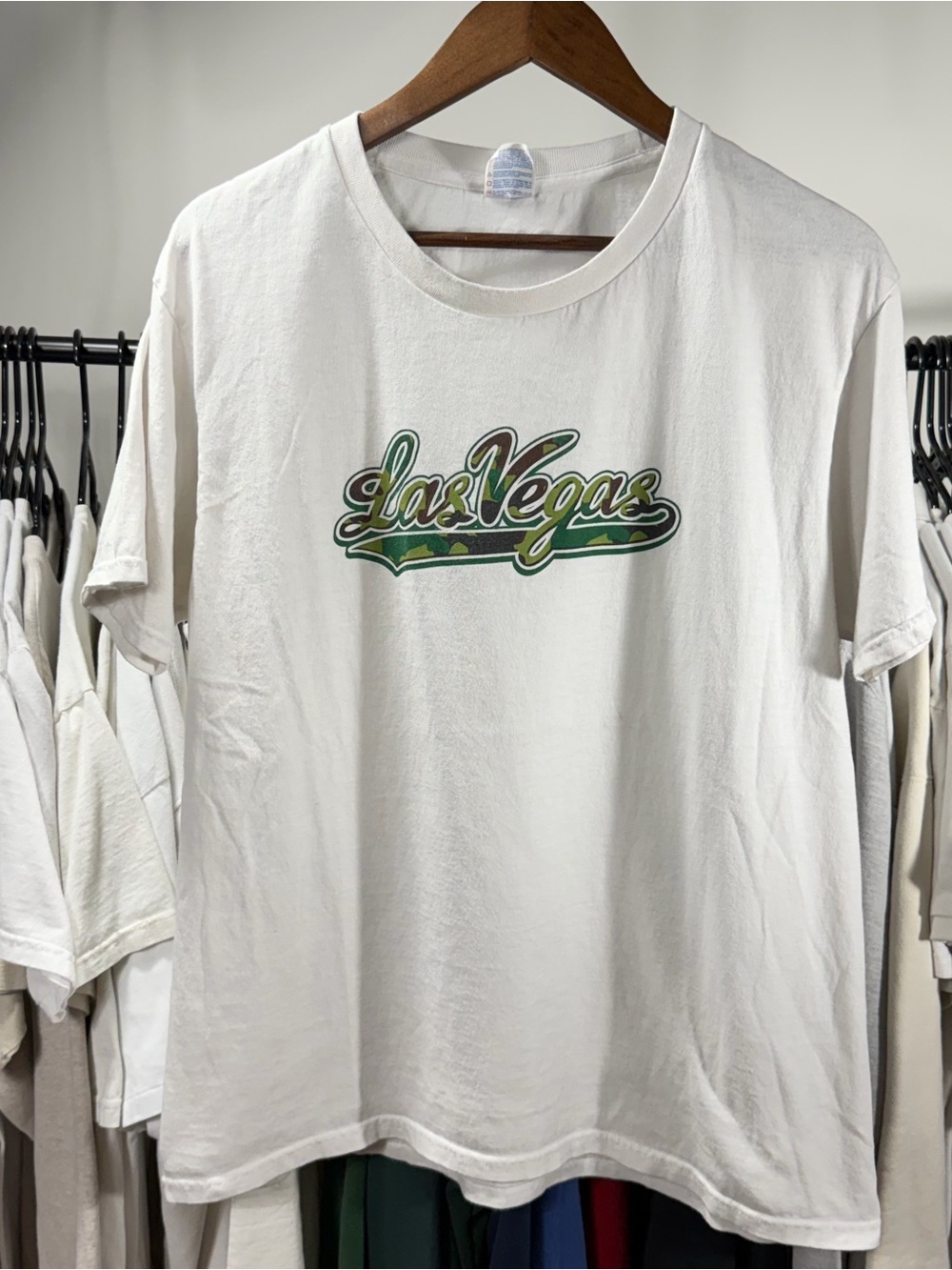 Las Vegas Graphic Tee - White